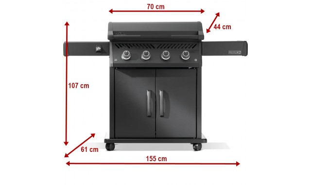 Rogue Pro Phantom 30 gas plancha Napoleon Rogue Pro Phantom 30 gas plancha Napoleon