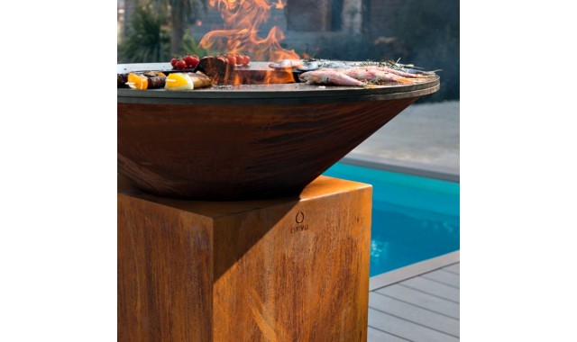 Plita foc lemne Classic 100 Corten Ofyr Plita foc lemne Classic 100 Corten Ofyr