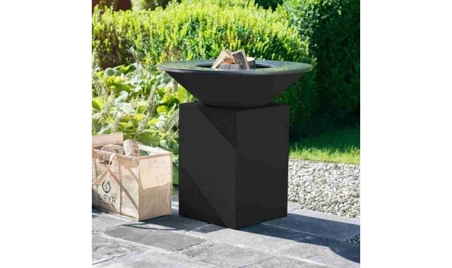 Plita foc lemne Classic 85 negru Ofyr
