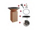 PROMO Plita foc lemne Classic 85 Corten Ofyr