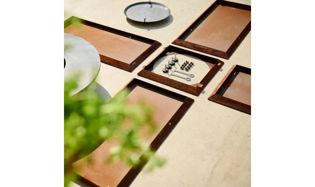 Plita foc lemne Corten 75 Ofyr Plita foc lemne Corten 75 Ofyr