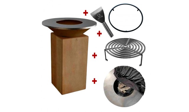 PROMO Plita foc lemne Corten 75 pachet Ofyr PROMO Plita foc lemne Corten 75 pachet Ofyr