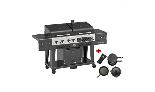 Hybrid grill charcoal gas electrical smoker Pit Boss Memphis ULTIMATE 2.0 special offer