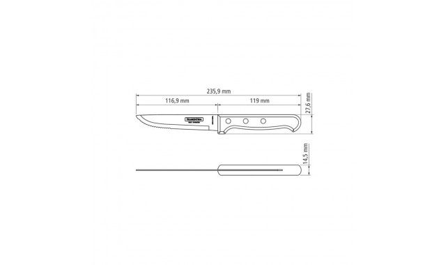 Set of 6 GAUCHO Tramontina Churrasco knives Set of 6 GAUCHO Tramontina Churrasco knives