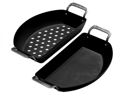 Set tigai semiluna otel carbon Kamado Joe