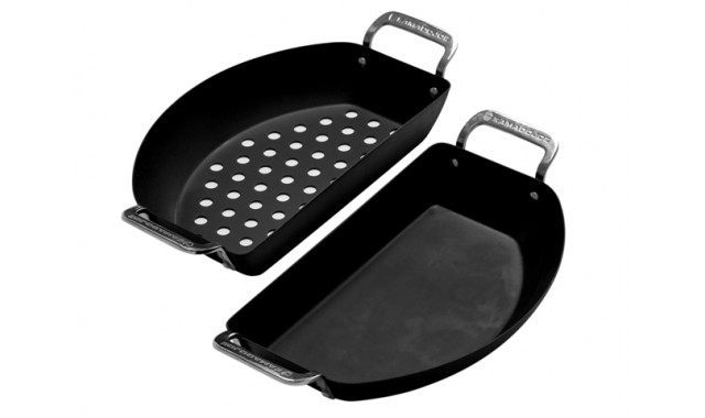 Kamado Joe Carbon Steel half-moon Pans 