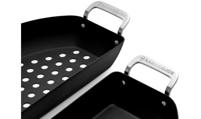 Kamado Joe Carbon Steel half-moon Pans 