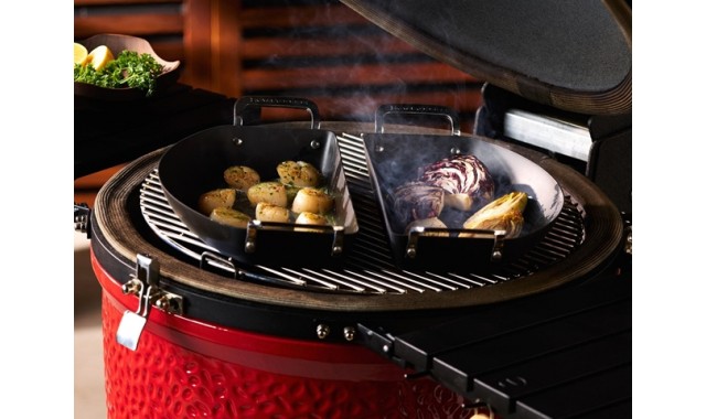 Kamado Joe Carbon Steel half-moon Pans 