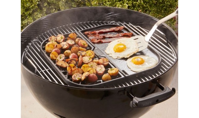 Plita si gratar fonta 2 in 1 Gourmet BBQ System Weber