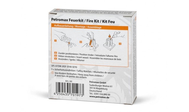 Kit aprindere cu chibrit foc lemne Petromax