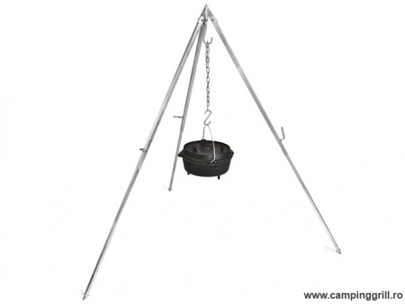 Dutch oven with tripod 6 liter