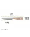 Petromax universal knife 14 cm, made in Solingen, Germany