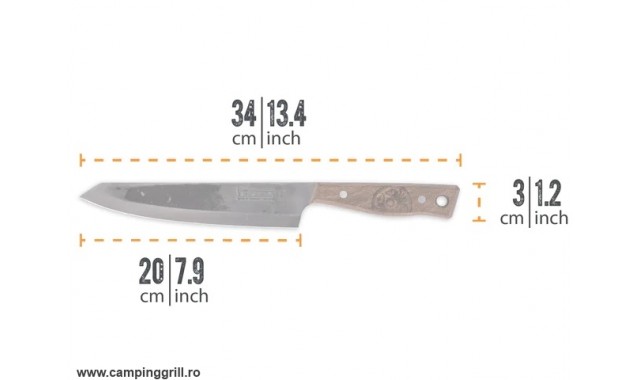 Cutitul Bucatarului 20 cm Petromax, fabricat in Germania