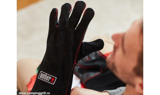 Leather gloves Weber