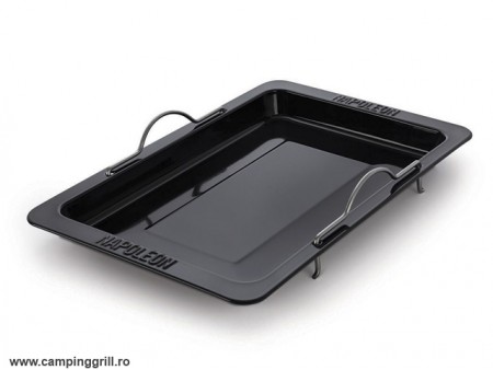 Porcelain grill baking tray