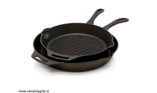 Grill Skillet with handle 35 cm