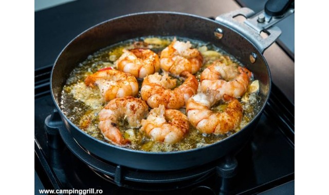 Carbon steel pan with lid and handle Outdoorchef Ø 28 cm