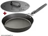 Carbon steel pan with lid and handle Outdoorchef Ø 28 cm