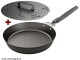 Carbon steel pan with lid and handle Outdoorchef Ø 28 cm