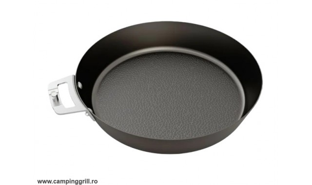 Carbon steel pan with lid and handle Outdoorchef Ø 28 cm