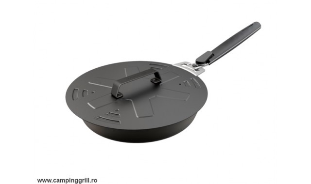 Carbon steel pan with lid and handle Outdoorchef Ø 28 cm