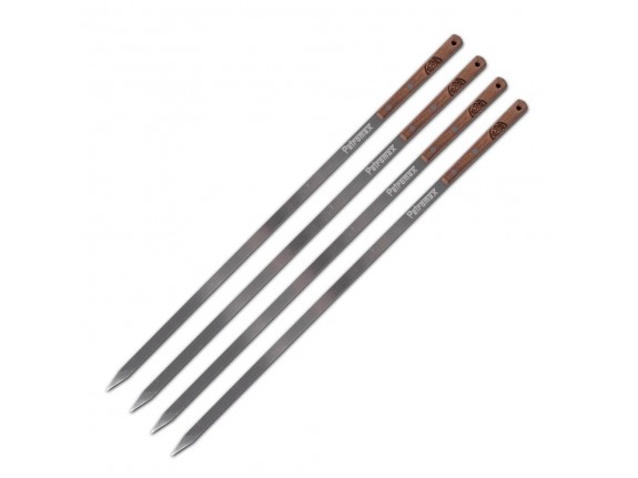 Stainless steel 4 pcs kebab skewers Petromax