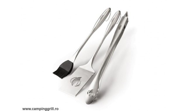 Stainless steel grill tool set 