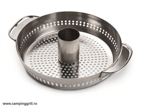 Stainless steel pan for chicken