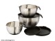 Stainless steel bowls set