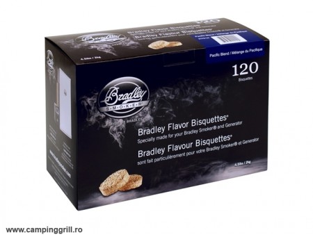 Biscuiti afumare Pacific Blend 120 buc.Bradley