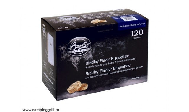 Biscuiti afumare Pacific Blend 120 buc. Bradley 