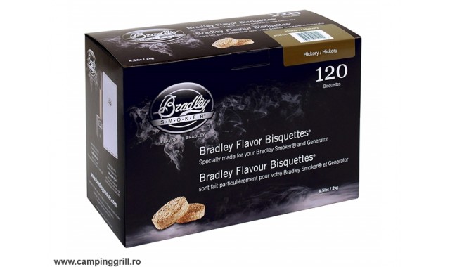 Bradley Flavour Bisquettes hickory 120 pcs.