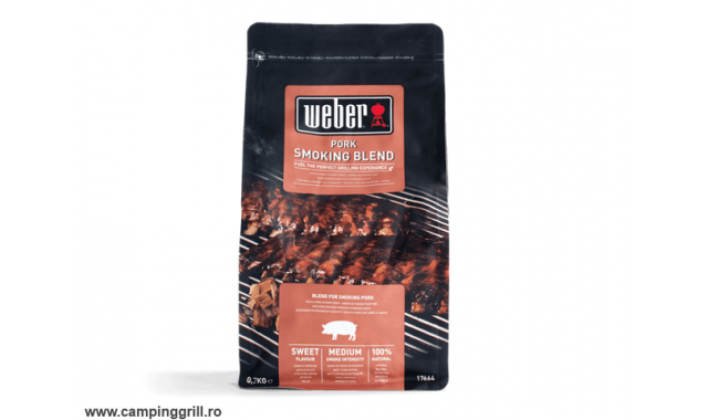 Pork wood chips blend Weber