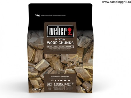 Wood chunks hickory Weber