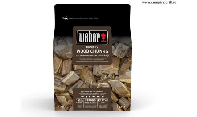 Wood chunks hickory Weber