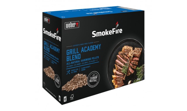 Academy blend pellets smokefire weber 8 kg