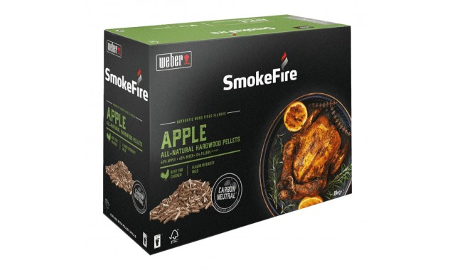 Apple pellets smokefire weber 8 kg