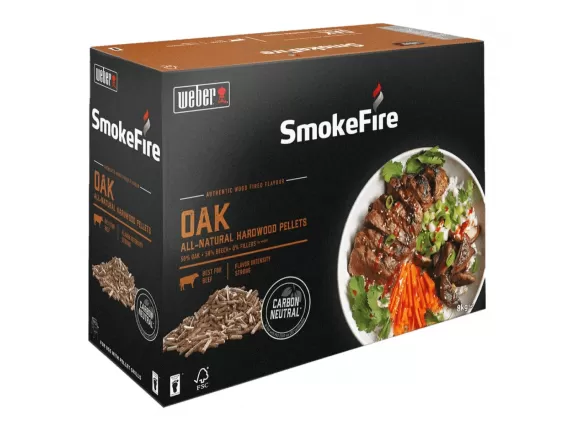 Oak pellets smokefire weber 8 kg