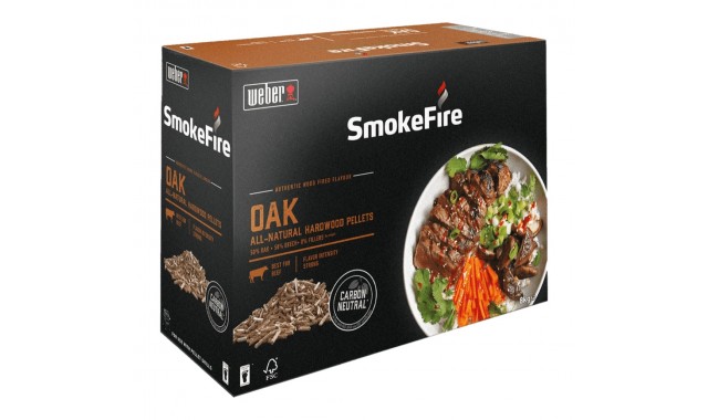 Peleti Weber SmokeFire stejar 8 Kg