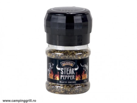 Black smoke pepper mill