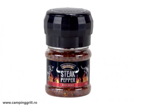 Red heat pepper mill