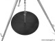 Hanging firebowl with cooking tripod