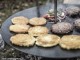 Hanging firebowl with cooking tripod