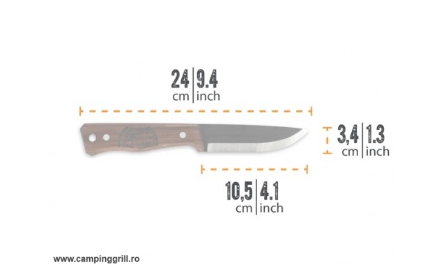 Cutit Bushcraft lama 10,5 cm Petromax