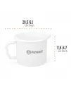 Enamel milk pot, 1.4 litre, white, Petromax