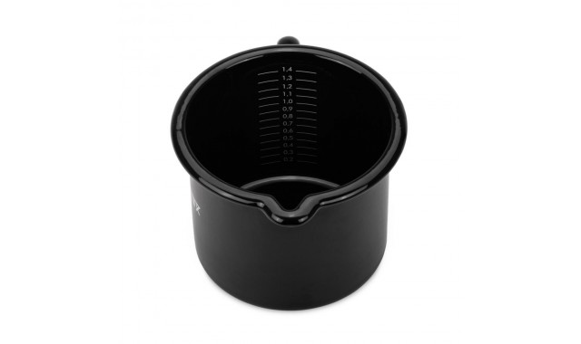 Enamel milk pot, 1.4 litre, black, Petromax