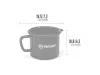 Enamel milk pot, 1 litre, black, Petromax