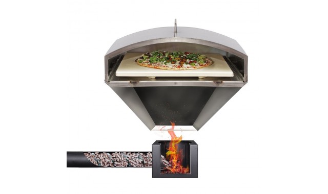 Pizza oven for TREK GMG pellet grill