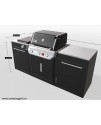 Compact outdoor kitchen BBQ Kitchen for Weber Genesis 300 grill