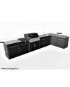 X-Large outdoor kitchen BBQ Kitchen for Weber Genesis 400 grill